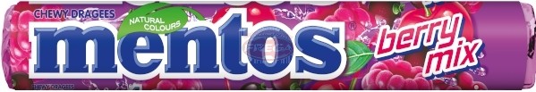 Mentos Berry Mix Cukierki do żucia 37.5 g