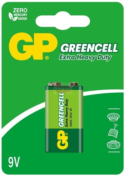 GP baterie R9 9 V Greencell 1 szt.