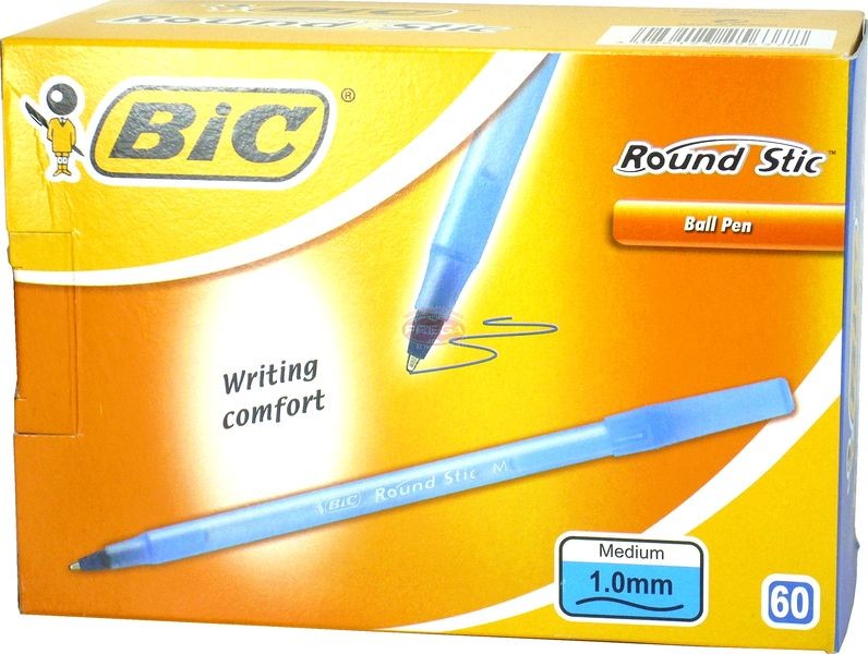 BIC Round Stick długopis niebieski 60szt.
