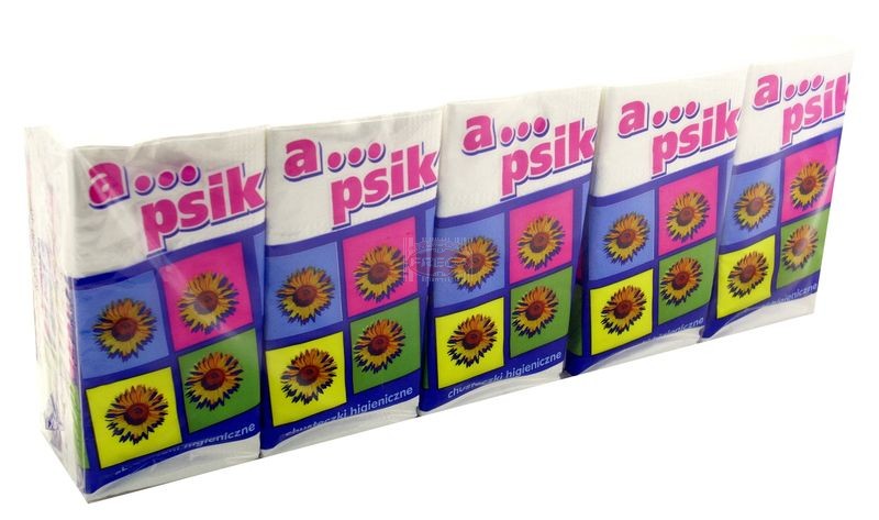 Apsik chusteczki higieniczne 10 x 10 szt.