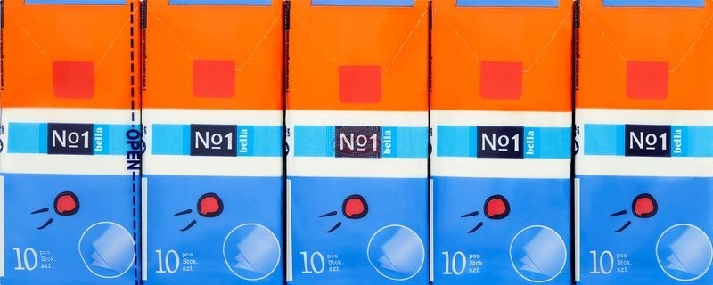 Bella no-1 chusteczki higieniczne 10 x 10 szt.