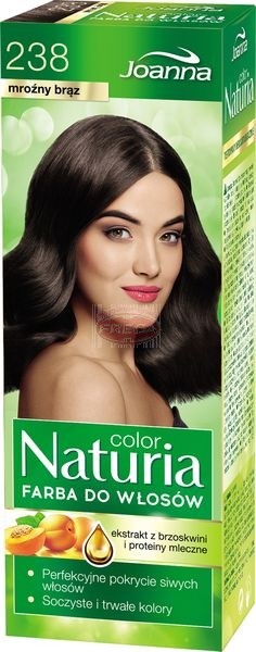 Joanna Naturia farba do włosów 238 mroźny brąz