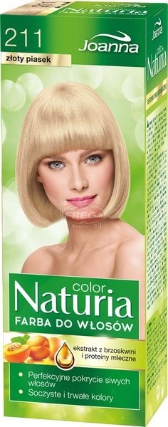 Joanna Naturia farba do włosów 211 złoty piasek
