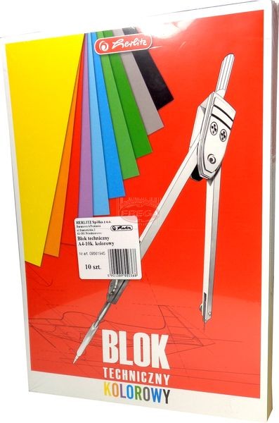 Blok techniczny A-4 kolor Herlitz 1 szt