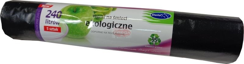 Stella worki na śmieci 240 l ekologiczne 5 szt.