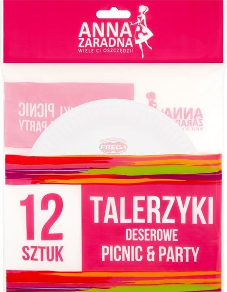 Anna Zaradna Picnic & Party Talerzyki deserowe 12 sztuk