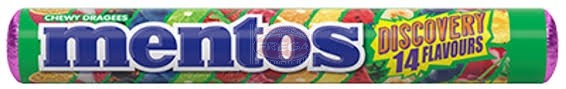 Mentos Discovery Mix Cukierki do żucia 37.5 g