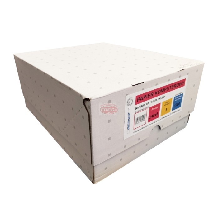Papier komputerowy składanka 240x12 1+2