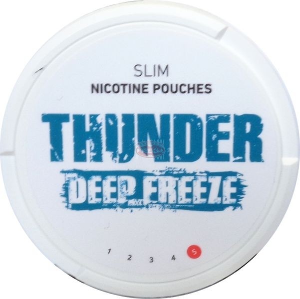 Thunder Deep Freeze Slim woreczki z nikotyną (snus bez tytoniu) intensywność 5 21 szt