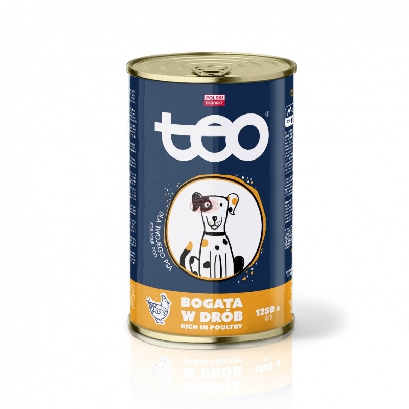 Teo karma dla psa bogactwo mięsa z drobiem 1.25 kg
