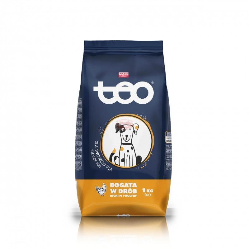 Teo sucha karma dla psów z drobiem 1 kg