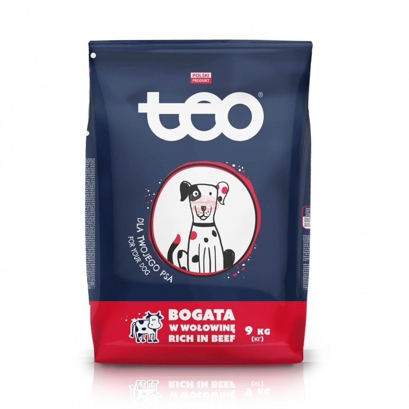 Teo karma sucha dla psa z wołowiną 9 kg