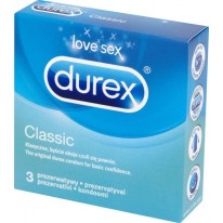 Durex Classic Prezerwatywy 3 sztuki