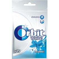 Orbit White Fresh Mint Guma do żucia bez cukru 35 g (25 drażetek