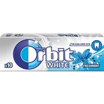 Orbit White Fresh Mint Guma do żucia bez cukru 14 g (10 drażetek)