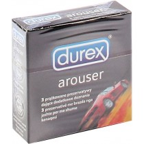Durex prezerwatywy Arousser prążkowane 3 szt.