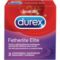 Durex Fetherlite Elite Prezerwatywy 3 sztuki