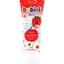 obini Dent Pasta do zębów lody truskawkowe 1-6 75 ml