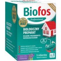Biofos biologiczny preparat do szamb i przydomowych oczyszczalni ścieków 18x25 g (saszetki)