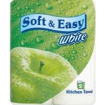 Soft & Easy ręczniki papierowe bez nadruku 2 szt.