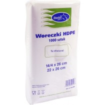 Woreczki HDPE 14/4 x 26 mm 1000 szt.
