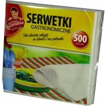Anna Zaradna serwetki gastronomiczne 15 x 15 cm białe 500 szt.