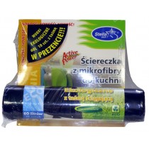 Stella ściereczka z mikrofibry do kuchni + worki na śmieci 60 l 10 szt. gratis
