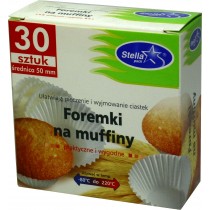 Stella foremki na muffiny śr. 50mm 30 szt.