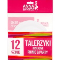 Anna Zaradna Picnic & Party Talerzyki deserowe 12 sztuk