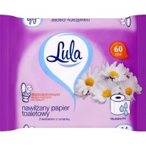 Lula nawilżany papier toaletowy rumiankowy 60 szt