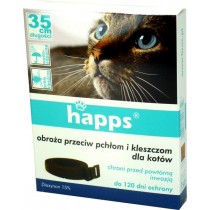 Happs obroża przeciw pchłom i kleszczom dla kotów