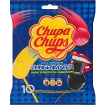 Chupa Chups Lizaki wielosmakowe malujące język 120 g (10 sztuk)