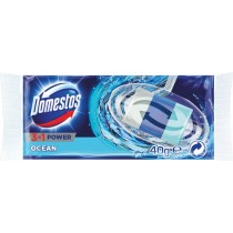 Domestos 3w1 Atlantic Kostka toaletowa Opakowanie uzupełniające 40 g