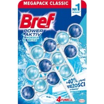 Bref WC Power Aktiv Zawieszka myjąco-zapachowa do muszli WC morska bryza 3 x 50 g