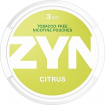 Zyn Citrus woreczki z nikotyną 3 mg(snus bez tytoniu) 20 szt. 1+1 GRATIS