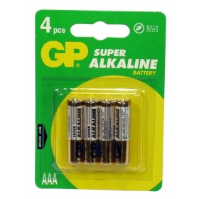GP baterie alkaliczne Super LR03 AAA 1.5 V 4 szt.