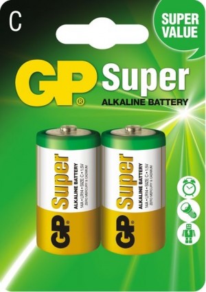 GP baterie alkaliczne Super LR14 C 1.5 V 2 szt