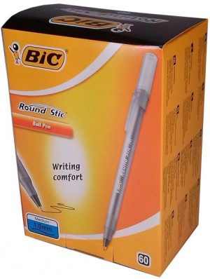 Bic Round Stic długopis czarny 60 szt