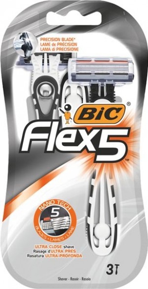 BiC Flex 5 5-ostrzowa maszynka do golenia 3 sztuki
