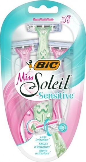 BiC Miss Soleil Sensitive 3-ostrzowa maszynka do golenia 3 sztuki