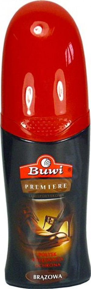 BUWI pasta do butów samopołyskowa w płynie brązowa 60g