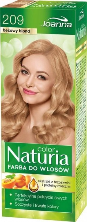 Joanna Naturia farba do włosów 209 beżowy blond