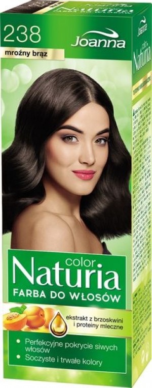 Joanna Naturia farba do włosów 238 mroźny brąz