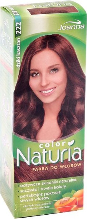 Joanna Naturia farba do włosów 222 dziki kasztan