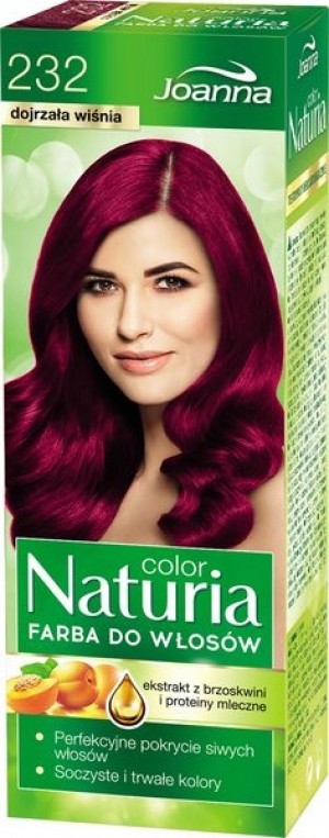 Joanna Naturia farba do włosów 232 dojrzała wiśnia