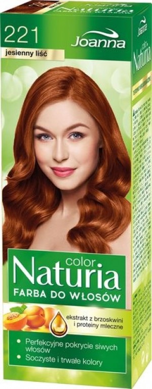 Joanna Naturia farba do włosów 221 jesienny liść