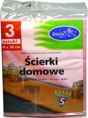 Stella ścierki domowe 34 x 38 cm 3 szt.