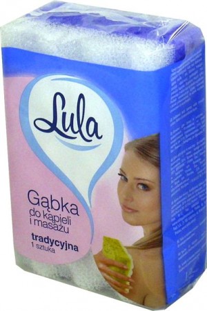 Lula gąbka do kąpieli i masażu tradycyjna 1 sztuka