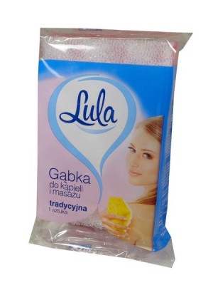 Lula gąbka do kąpieli i masażu duża 1 szt