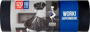 Anna Zaradna worki na śmieci 120 l supermocne 10 szt.
